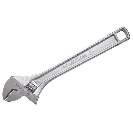 Surtek Adjustable wrench 12" Chromium-plated 512